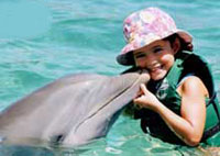Kiss - Dolphins at Splash Vallarta