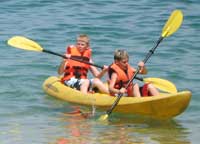 Kayaking at Majahuitas